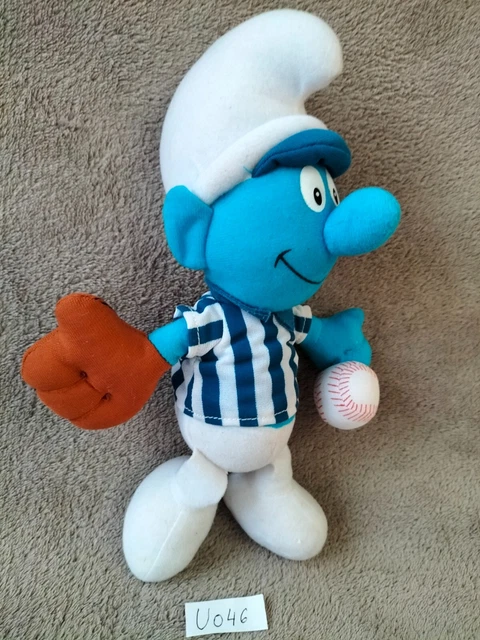 Figurine Schtroumpf Lanceur De Baseball – Schleich Allemagne 1980, Rare Et Collector