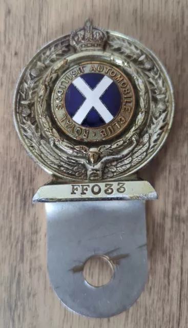 Royal Scottish Automobile Club Badge