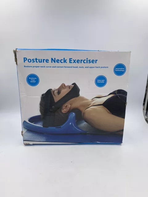 Posture Neck Exerciser Easy Portable SHIPPED IN ORIGINAL BOX OPEN BOX READ