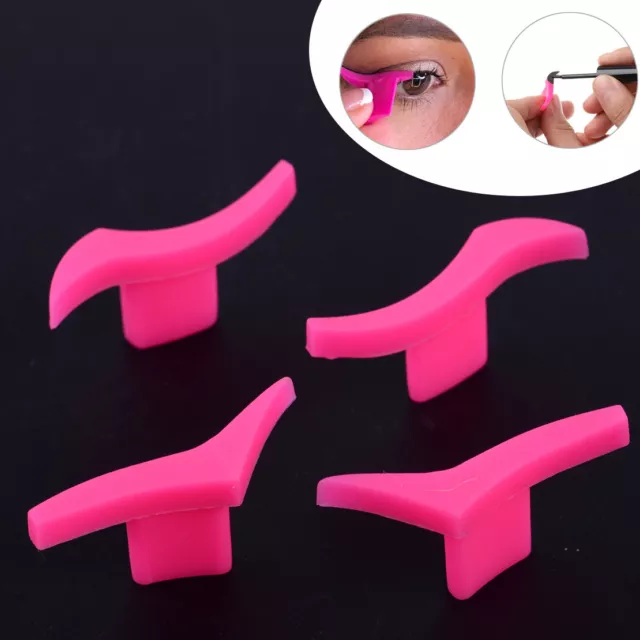 4pcs Wing Stamps Cat Eye Eyeliner Stamp Makeup Mold Brush Tools Cosmetic