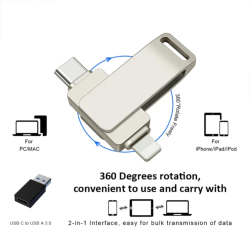 USB 3.0 Type C Flash Drive OTG High-Speed Data Memory Storage For - Foto 10