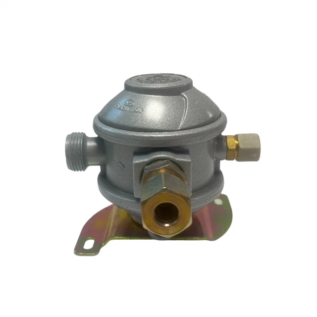 CARAVAN REGULATOR 30MB/8MM Propane Butane M20 Inlet 8mm Compression