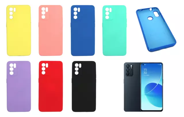 Funda Oppo Reno 6 (5G) Rigida Silicona Ultra Suave PTS + Protector