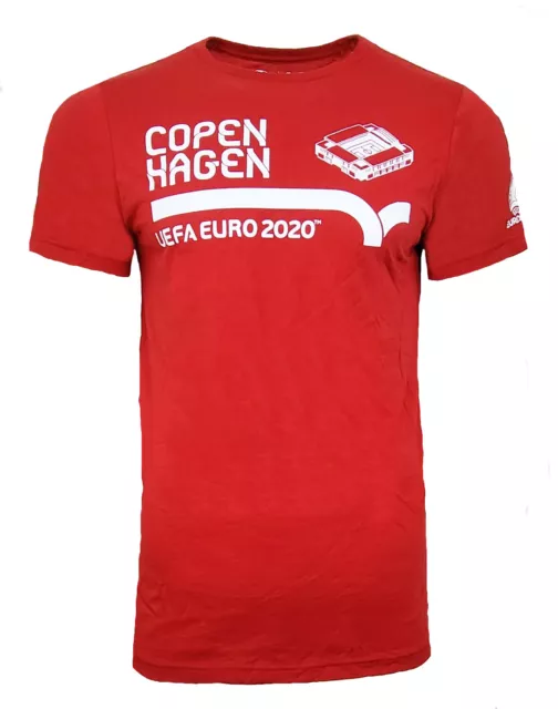 Copenhagen Denmark Football T Shirt Mens S M L XL Euro 2020 Top