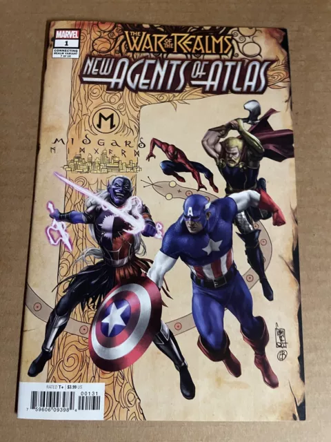 War Of Realms New Agents Of Atlas #1 Connecting Variant Marvel Comics (2019)