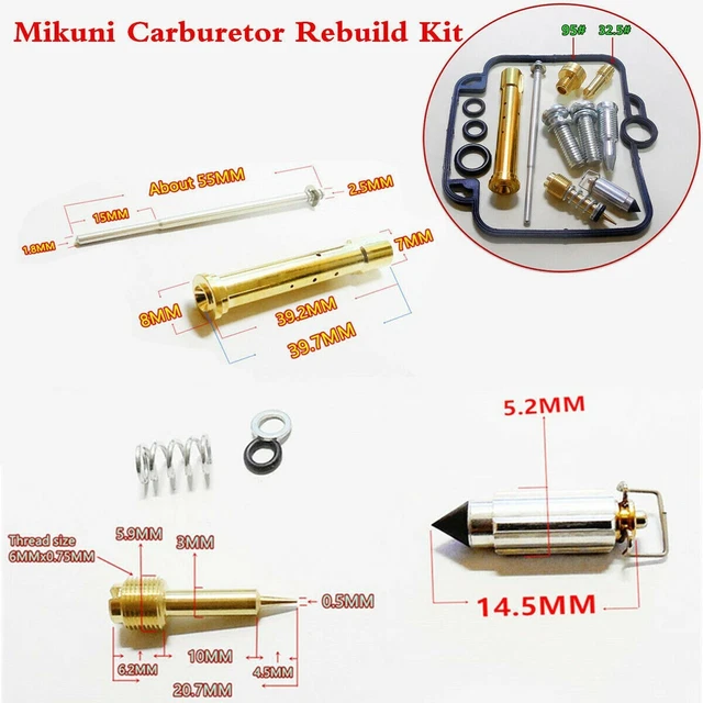For Mikuni Carburetor Repair Rebuild Parts For Bandit 400 GSF400/GK75A