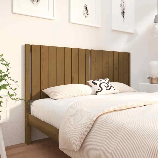 Tête de Lit Bois Massif de Pin Meuble Chambre à Coucher Multi-modèle vidaXL