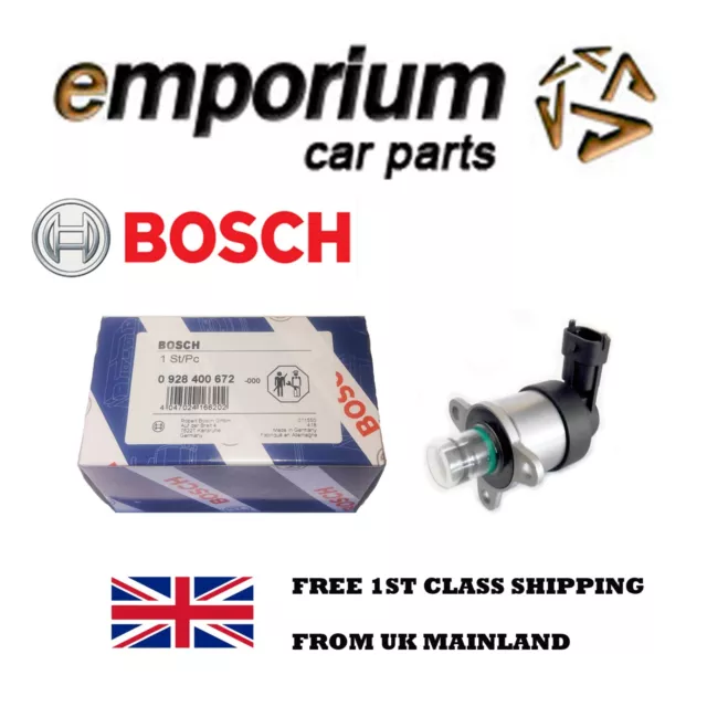 Bosch Fuel Pump Suction Pressure Control Regulator Valve For Renault Vauxhall
