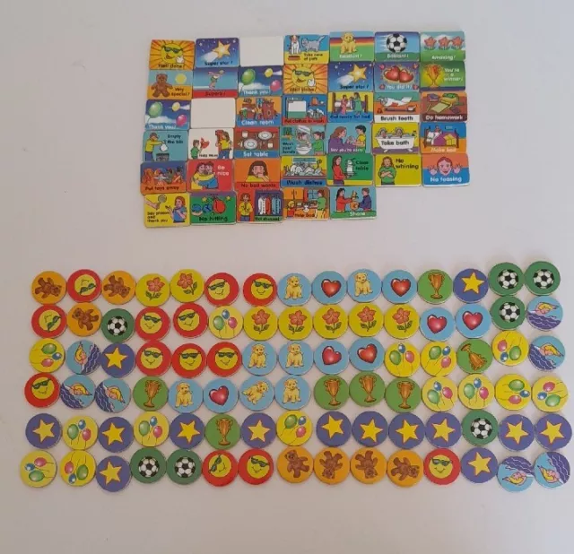 130 x Gráfico de Responsabilidad Magnética Melissa and Doug Gráfico de Recompensas - SOLO IMANES