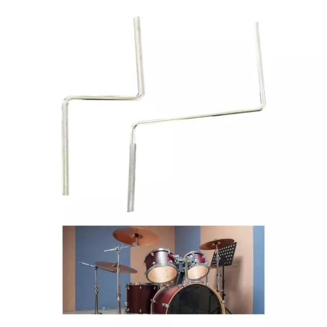 Beckenarmhalter für Jazz-Drum, Z-förmiger Stab, robuster Beckenarm