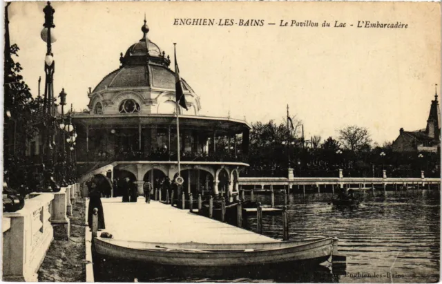 CPA Enghien Le Pavillon du Lac Embarcadere (1317152)