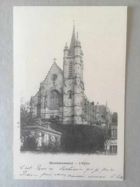 Cpa Montmorency (95) L'eglise