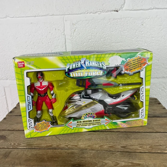 SABAN'S POWER RANGERS Time Force Red Vector Cycle for 4 years plus. New ...
