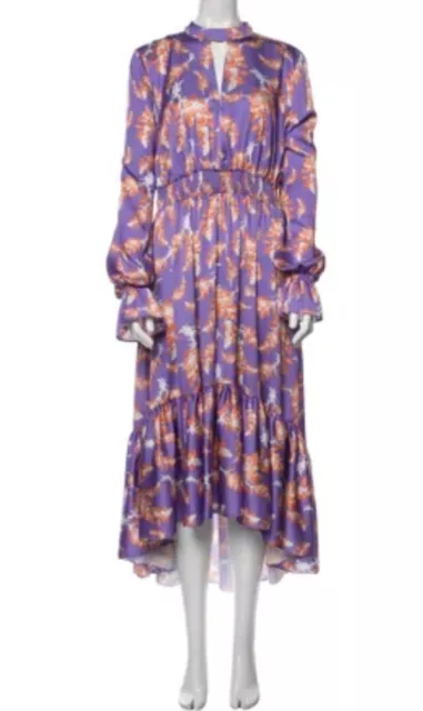 Three Floor $420 Nwt Size 6 Lisbon Sisters Virgin Suicide Inspired Flowy Dress 2