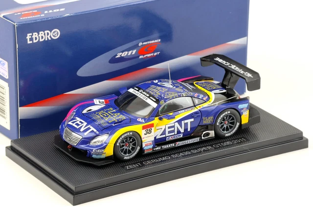 ミニカー D'STATION Keeper SC430 SUPER GT500 1/43 EBBRO 1/43 D'STATION KeePer SC430 SUPER GT500 2011 green