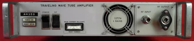 Hughes 1277H09F000 TWT Amplifier, 1.0 to 2.0 GHz, 20 W, 30 dB min.