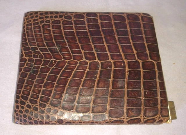 Ancien Portefeuille Monnaie En Cuir 'Ville De Grasse' - Occasion Très Bon État