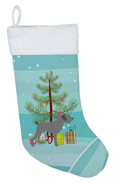 German Wirehaired Pointer Merry Christmas Tree Christmas Stocking BB2929CS