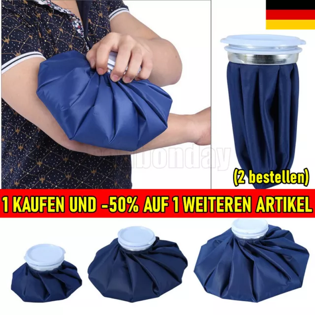 Kühlbeutel & Wärmflasche kalt warm Kühlpads Eisbeutel Kältetherapie 3 Größe ~