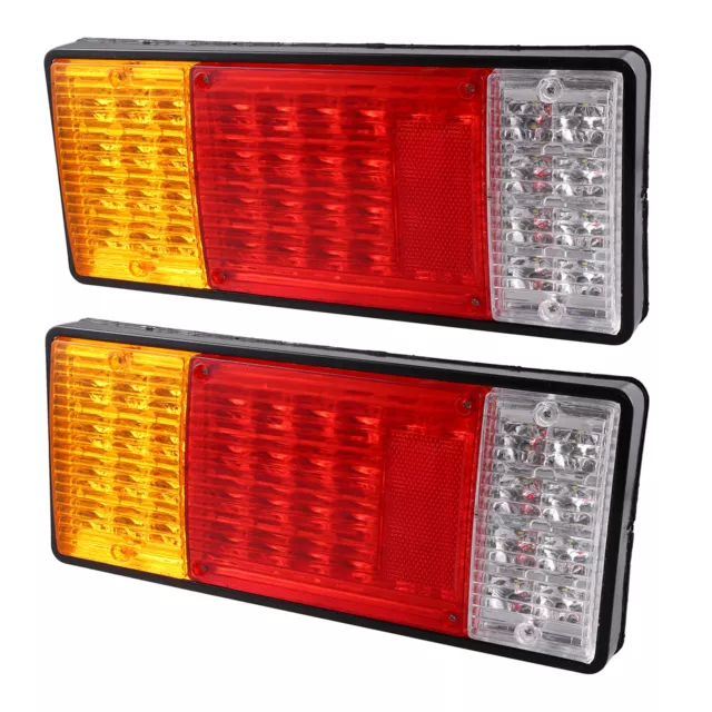 2pcs 44 LED Voiture Remorque Lumières 12V-36V Tourner Signal Frein Queue Lumière