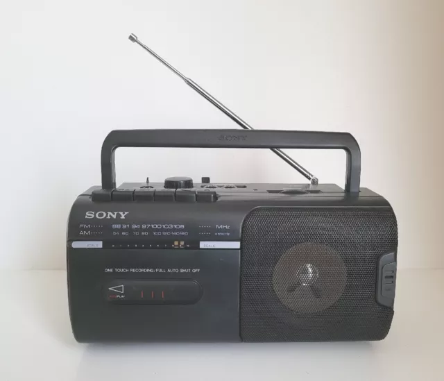 SONY CFM-10 RADIO Cassette Recorder AM FM £17.90 PicClick UK