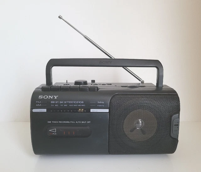 SONY CFM-10 RADIO Cassette Recorder AM FM £17.90 PicClick UK
