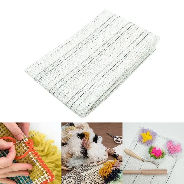 Latch Hook Rug Canva Rug Hooking Canvas High Quality Material Versatile Use