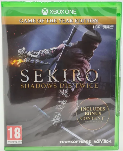 Sekiro Shadows Die Twice Game Of The Year Edition GOTY Xbox One New & Sealed
