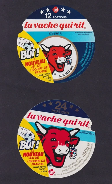 Fromage - N 982 - ETIQUETTE DE FROMAGE - LA VACHE QUI RIT - 12 PORTIONS