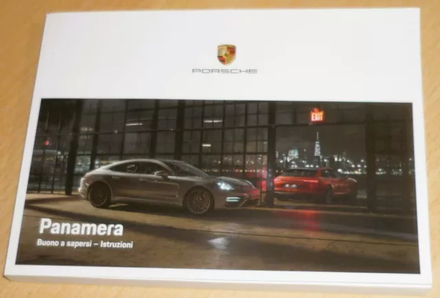 Porsche PANAMERA,uso manutenzione,libretto istruzioni Panamera Hybrid