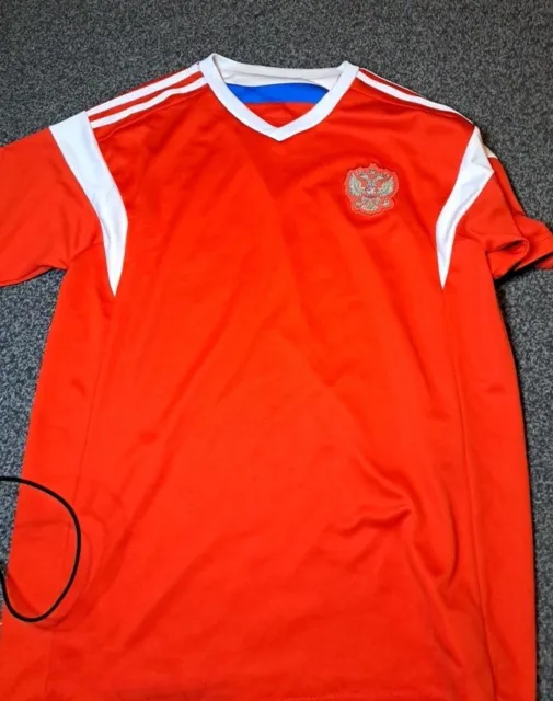 Russia National Team Adidas Mens Home Shirt Jersey 2018  Large  Football Red