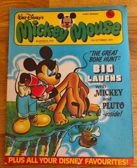 COMIC UK Bronze Age Walt Disney's Mickey Mouse No 204 15th September