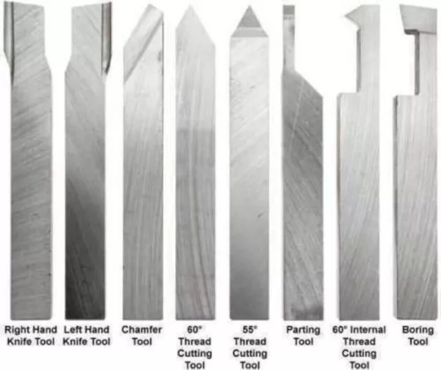 Juego de herramientas de forma de torno HSS de 3/8 "de 8 piezas...