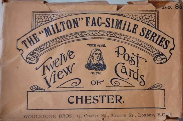 Die 'Milton' Faksimile Serie Postkarte Chester/10 Postkarten/Das Kreuz/Eaton