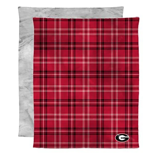 Northwest NCAA Georgia Bulldogs Unisex-Adult Micro Mink Plush Fleece Throw Bl...