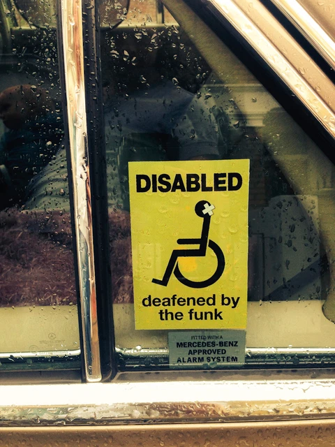 Car Sticker I Don't Look Disabled You Don't Look Like A Dickhead Novel