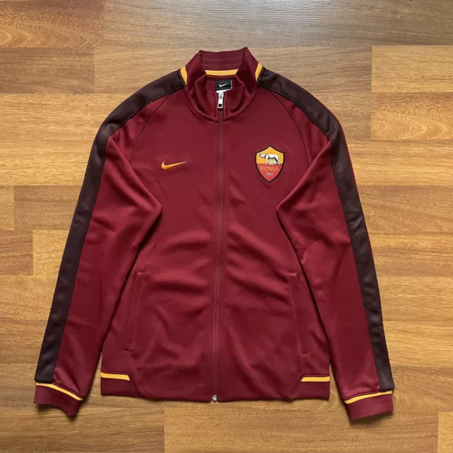 Roma Jacket Size SMALL Soccer Football Nike 724614-100 ig93