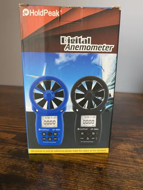HOLDPEAK 866A Digital Anemometer Handheld Wind Speed Meter
