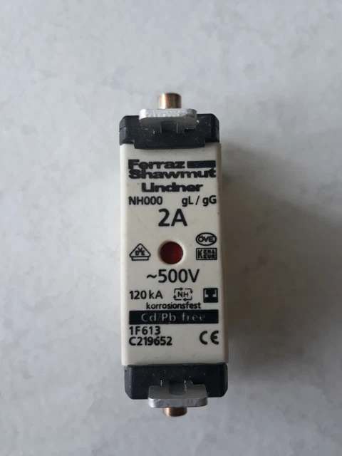 Fusible couteau Ferraz Shawmut 2A 500V