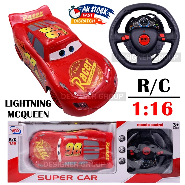 DISNEY PIXAR CARS Lightning Mcqueen Electric RC Remote Control Vehicle Toy Gift 39.99 PicClick AU