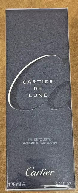 DE LUNE by Cartier 4.2oz/125ml EDT SPRAY NEW SEALED **RARE,DISCONTINUED**