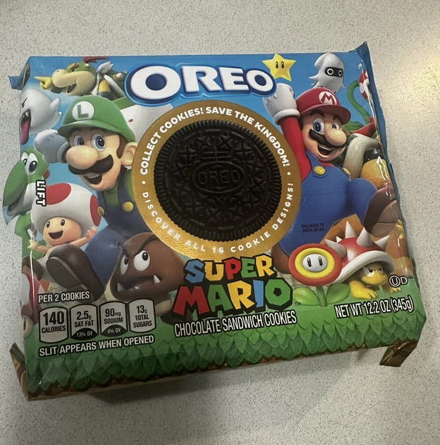 SUPER MARIO OREO Limited Edition Chocolate Sandwich Cookies 12.2 oz Jan