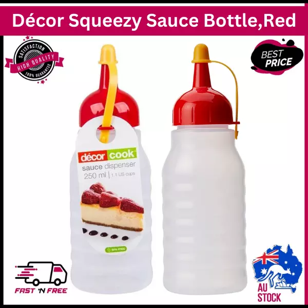 Plastic Squeezy Sauce Bottle Oil Dispenser Bottle Kitchen Accessories