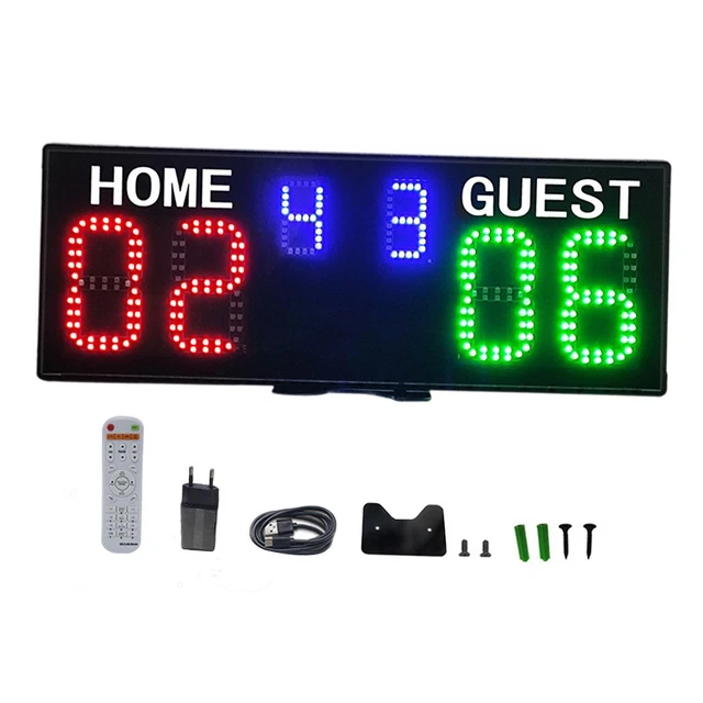 Tableau D'affichage électronique Basketball Professionnel Avec Télécommande (TBvechi)