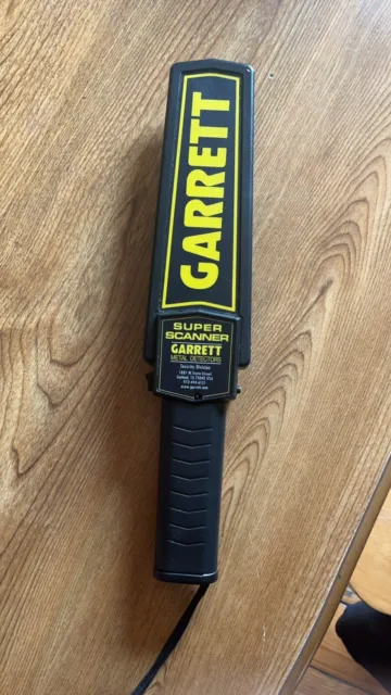Garrett Super Scanner V Handheld Metal Detector - Used for security work