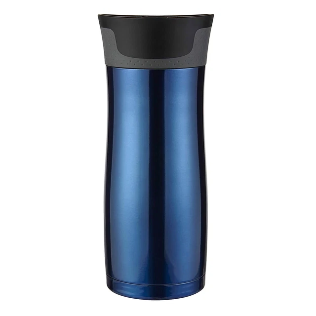 Contigo 2-Pack West Loop Stainless Steel Travel Mug, 16 oz - Monaco/Stainless 7