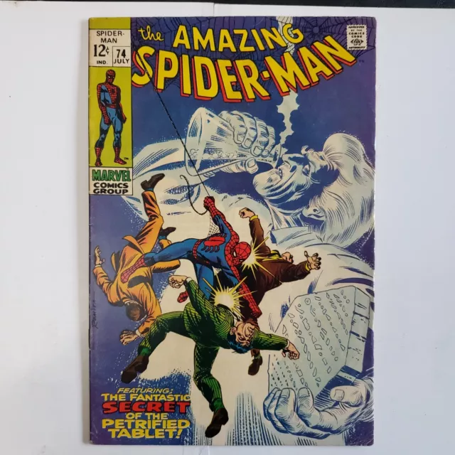 The Amazing Spider-Man #74 Vol. 1 (1963) 1969 Marvel Comics  Man Mountain Marko!