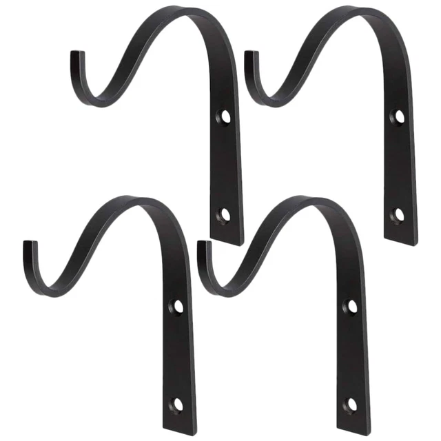 Lot de 10 crochets muraux en fer pour lanternes et plantes en métal