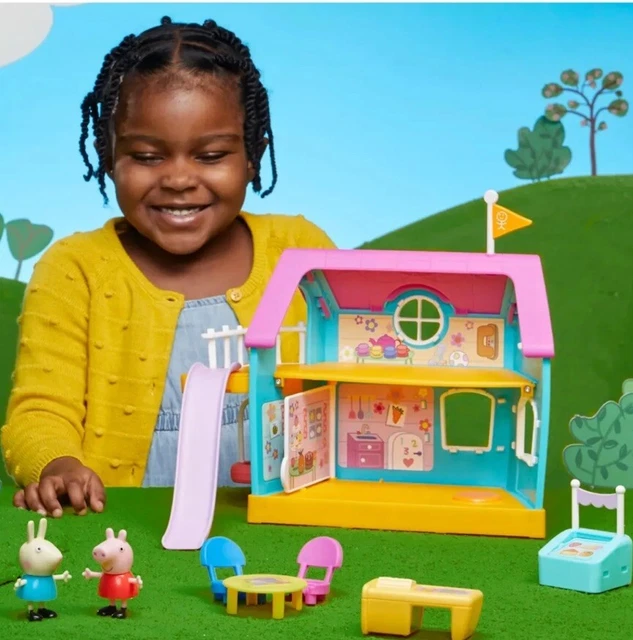PEPPA PIG TOY Peppa’s Club Kids Only Clubhouse Dolls House Playground
