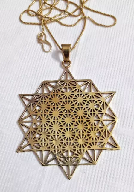 Sri yantra Mandala Necklace, Sri yantra Pendant, Hindu Sacred Geometry  Spiritual